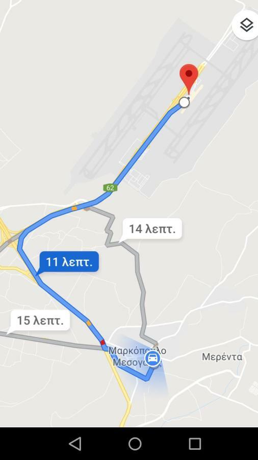Double M Near Athens Airport Lägenhet Markópoulon Exteriör bild